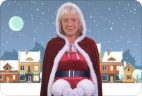 Ms Santa - snowy streets template -  Esynthesia.io